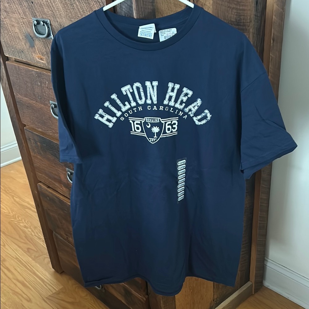 New Hilton Head South Carolina Navy T-Shirt Size XL